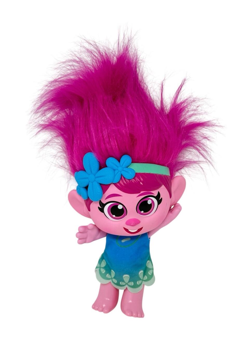 Dreamworks Trolls World TourToddler Poppy‎ Doll Poseable Pink Dress Up Play Doll